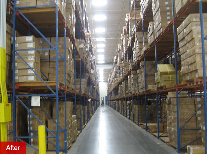 Warehouse Aisle After